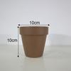 Maceta de Cerámica Marrón Roja Estilo Nórdico Mate Café Maceta Suculenta de Cerámica para Flores Rosa Verde con Bandeja