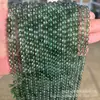 Cristal fantasma verde de alta imitación, cuentas redondas, cuentas sueltas, accesorios para joyería DIY, accesorios para pulseras, cuentas semiacabadas, venta al por mayor