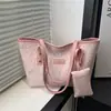 Bolsa Tote de Gran Capacidad para Mujer 2026 Nueva Tendencia Bolso Transfronterizo de Hombro Rayado Elegante de Alto Valor