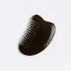 Pente Raspador de Bianstone, Bastão para Puxar Tendões, Ponto Raspador Corporal e Facial de Bianstone Preto Espessado, Pente de Meridianos