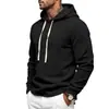 Moletom com capuz de manga comprida casual simples e versátil para homens, novo para outono e inverno, europeu e americano, Amazon