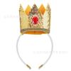 Corona de princesa Peach, diadema de Mario, tocado de Elsa, pendientes, traje para niños, ropa de fiesta de cosplay