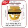 Adequado para Hyundai Elantra Yuedong Cerato Lion Race Tucson Door Trim Guard Plate Wheel Eyebrow Clasp D185