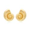Pendientes de Aleación con Forma de Caracola para Estilo de Playa Exagerado Pendientes Retro Europeos y Americanos con Animales Marinos Joyería para Orejas de Venta Caliente Transfronteriza para Mujeres