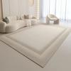 Alfombra de Cachemira de Imitación de Estilo Simple, Totalmente Cubierta de Área Grande, Manta Fácil de Secar para Sofá Mesa de Centro, Alfombra Doméstica Resistente a las Manchas para Sala de Estar
