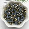 Pedra de Strass para Nail Art com Fundo Plano Cor Branca Fundo de Borracha Diamante Austríaco Imitação Vestido de Dança de Salão Doméstico Vestido de Casamento Vestido Latino Adesivo