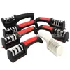 Afilador de Tubos Portátil Transfronterizo Rápido de Tres y Cuatro Etapas Piedra de Afilar Blanca Hogar Cuchillo de Cocina Cuchillo Tijeras Barra Afiladora