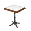 Juego de Mesa y Sillas con Sofá para Cafetería Tienda de Té con Leche de Madera Maciza, Silla de Comedor Comercial de Ratán para Casa de Té Restaurante Occidental