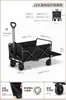 Carrito de camping para exteriores, carrito móvil plegable especial para puestos de mercado nocturno, carretilla de mano portátil grande multifuncional