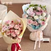 Papel Fenghua Pétalo Rasgado a Mano Papel de Regalo Bouquet Estéreo en Relieve Empaque de Flores Impermeable DIY Material para Floristería Floral