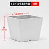 Vaso Quadrado Estilo Escandinavo Branco Plástico Resina Sala de Estar Pintura Vaso de Flores Auto-Extra Grande Vaso de Flor Ave do Paraíso