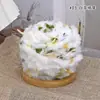 Hilo de mohair mezclado a mano con textura de pelo, hilo especial para bolsos de bricolaje, color caramelo, suave para sombreros hechos a mano, hilo para suéteres de ganchillo