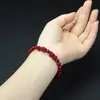 Pulsera de Arena de Cristal de 6-14 mm al por mayor Pulsera Doble Pixiu de Cinabrio para Hombres y Mujeres Regalo de Cumpleaños Pulsera del Año de Cumpleaños