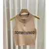 Camisola de Verano para Mujer Interior Bordada con Sentido Nuevo Estilo Cremallera Retro Top Americano Chica Picante Nicho Diseño 2024