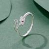 Anillo de Plata Esterlina 99 para Hombres y Mujeres Anillo de Dragón Pulsera de Plata para Pie Nicho Nuevo Anillo de Dragón del Zodíaco para Hombres y Mujeres Regalo para Pareja