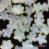 24mm gelatina flor de cuenco de cinco pétalos bronceado dos colores hecho a mano diy accesorios para joyería en línea rojo transmisión en vivo suministro en stock