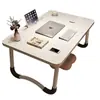 Mesa de noche plegable Escritorio de estudio Escritorio para portátil de dormitorio Soporte Mesa para ventana salediza de dormitorio de persona perezosa
