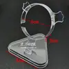 Suporte de exibição de joias de cristal de acrílico transparente para pulseiras, braceletes e braceletes de jade, atacado