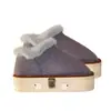 Sapatos de Moxabustão com Caixa de Moxabustão para Pés de Madeira Sólida com Controle de Fumaça, Sapatos de Moxabustão para Pés para Aquecimento de Primavera e Inverno, Botas de Moxabustão, Atacado do Fabricante