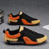 Tênis Esportivo Casual Color Block, Malha Confortável e Respirável, Tênis Masculino Moderno, Tênis Esportivo Slip-On da Moda