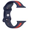 Adequado para Pulseira de Silicone com Fecho Borboleta para Apple Watch Ultra2 e Gerações 1-9 Universal Duas Cores