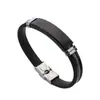 Pulseira de couro e aço inoxidável personalizada vintage atacado para mulheres homens joias
