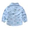 Ropa para niños una generación de camisa de manga larga con patrón para niños camisa para bebé de dibujos animados camisa para niños primavera y otoño