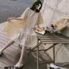 Vestido de verão para grávidas saia longa de verão estilo coreano europeu e americano moda verão para mães quentes vestido de tamanho grande vestido de maternidade feminino