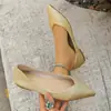 Tamanho Grande Primavera 2026 Novo Estilo Europeu e Americano Sapatilha Plana Bico Redondo Boca Rasa Sapatos Mãe, Sapatos Versáteis de Moda Tricotados