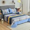 Sábana de una pieza engrosada de sarga, sábanas lijadas, dormitorio de estudiante, cama individual, funda nórdica doble sencilla de estilo nórdico para las cuatro estaciones