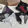 Nuevas Bragas Sexys de Encaje para Mujer 2025 con Abertura Alta, Calzones Románticos de Lujo Ligero, Algodón Puro Antibacteriano en la Entrepierna para Mujer