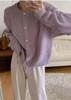 2023 outono novo feminino preguiçoso estilo suéter cardigan feminino estilo coreano pequeno casaco camisola feminina top da moda