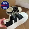 Zapatos Gruesos de Velcro Estilo Coreano de Alta Apariencia para Mujer, Nuevas Zapatillas de Primavera 2026, Zapatos Blancos, Zapatos de Pan para Estudiantes