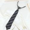 Corbata de Estilo Japonés a Rayas Jk/Dk Sin Corbata Estilo Universitario Uniforme Estudiantil Camisa Roja Cian Gris Azul Accesorios de Uniforme Unisex