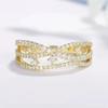 Cao Shi moda europea y americana anillo retro exquisito anillo romano hueco con envoltura adorno de estrella joyería versátil