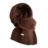 Bufanda Otoño e Invierno Nueva Lana Pura Cachemira Australiana 100% Color Puro Versátil Pareja Invierno Cálida Bufanda de Punto para Mujer