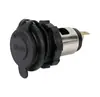 Tomada de isqueiro universal para modificação de carro 12-24V transfronteiriça, adaptador de energia para carro com tampa rígida e design de isqueiro