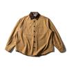 Northern Limit Marca de Moda Americana Masculina 2025 Outono Nova Camisa Color Block com Gola Pontuda Unissex Falsa Duas Peças Camisa de Trabalho