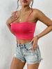 Camisola Corta de Talla Grande para Mujer 2025 Primavera, Verano y Otoño Transfronteriza para Usar en Capas o Sola, Artículo de Moda Sexy para Chicas