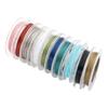 Alambre de acero de color de 0.38 mm manual diy accesorios de joyería material para abalorios de joyería alambre de plomo cordón de metal delgado