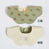 Babadores Impermeáveis Bebê Estilo Coreano Ins, Babadores de Algodão Puro Dupla Face para Bebês, Babadores em Formato de Pétala para Meninas e Meninos