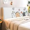Funda elástica para cabecera de cama infantil con dibujos animados, funda protectora universal para las cuatro estaciones, extraíble y lavable.