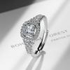 Anel de diamante zircônia flash design nicho moda temperamento anel transfronteiriço anel feminino fornecedor de joias ao vivo fábrica