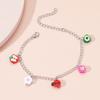 Venta Caliente Europea y Americana Moda Personalizada Fruta Flor Insecto Arcilla Suave Colgante Cadena Estilo Cadena de Tobillo para Mujer