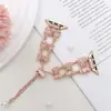 Borrado de Pérdida, Adecuado para Apple Watch Watch con Cadena Metal Diamante Lazo Pulsera Correa