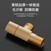 Válvula de Ángulo de Cobre Puro para Agua Caliente y Fría, Válvula Triangular Universal, Grifo para Baño e Inodoro, Válvula de Cierre de Agua para Hogar, Válvula de Bola Especial