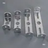 Base de luz de techo en forma de U, soporte metálico medio en forma de I, chasis, pieza de hierro, tablero de fijación para colgar en pared/techo, tira trasera
