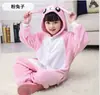 Pijama Enterizo de Franela Unisex para Niños Yellow Dog Ardilla Dibujos Animados Tigre Gato Ropa de Casa Unicornio Ropa de Ocio para el Hogar