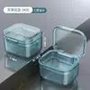 Caixa de Armazenamento para Contenção Dental, Caixa de Limpeza para Dentadura, Caixa de Limpeza, Estojo para Contenção de Dentadura, Caixa Dental Portátil, Caixa de Armazenamento para Dentes