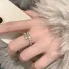 Anillo en Forma de Serpiente del Año del Zodiaco para Mujer, Anillo Ajustable de Lujo Ligero de Alta Gama para Dedo Índice, Anillo de Moda Minimalista con Personalidad